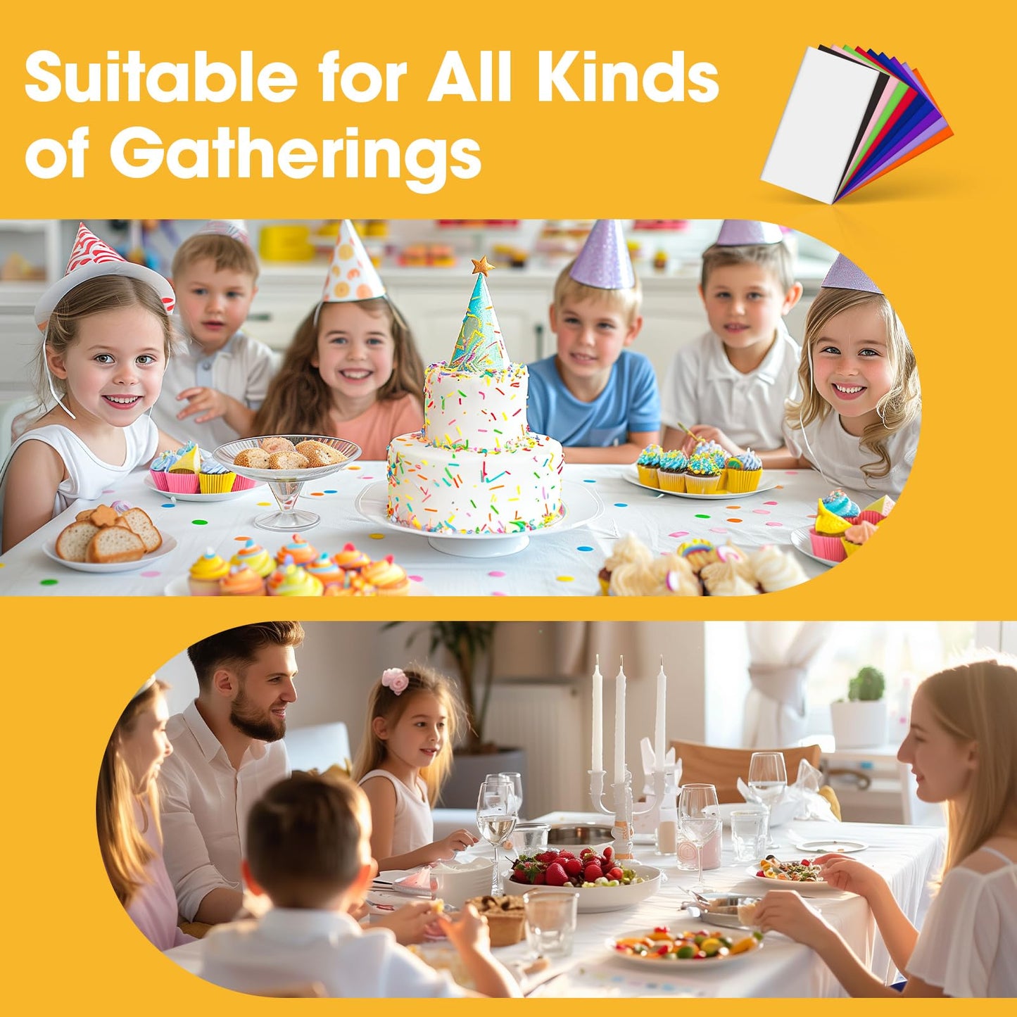 Niuara White Plastic Table Cover Roll - 54IN x 100FT, Table Cloth for Rectangle Table with Slide Cutter, Plastic Table Cloth Disposable with Cut-to-Size Design for Weddings, Banquets, Parties